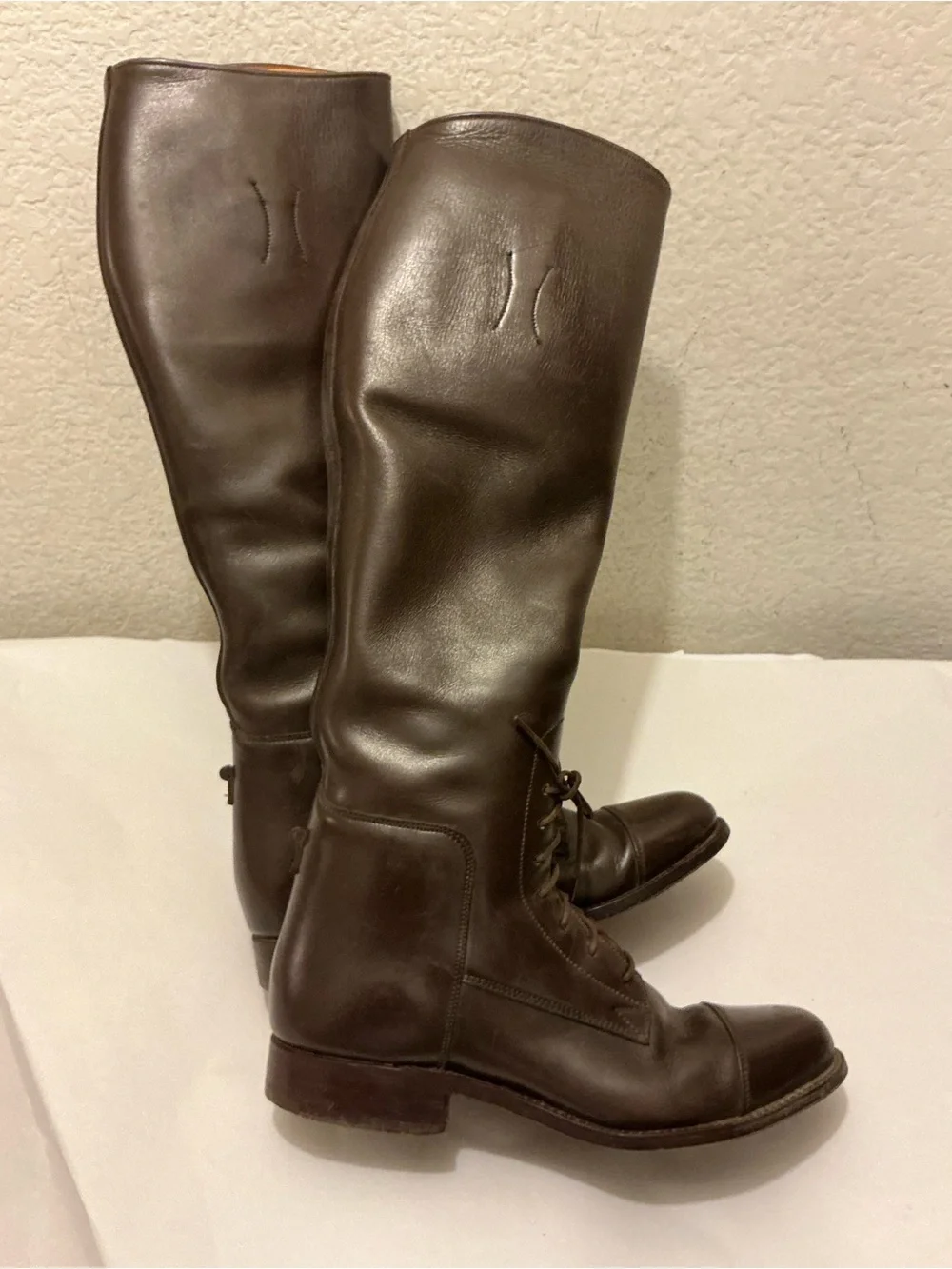 Dehner’s Women's Over-the-Knee Lace-Up Riding Boots in Dark Brown